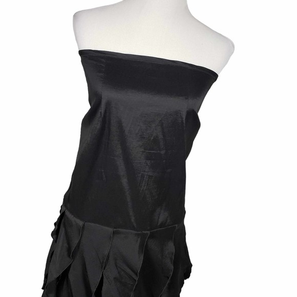 R&M Richards size 8 Black Knee Length Halter Dress - Picture 2 of 8